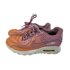 Nike Air Max 90 Sneakers Women's Size 6 Orange Purple Athletic Shoes 917523-800
